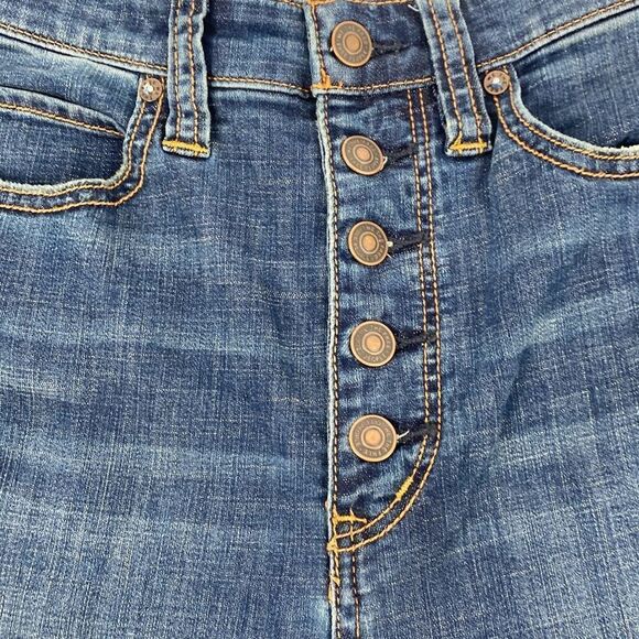 We The Free Just Float Button Close Ultra High-Rise Bellbottoms Flare Stretch 27 - Picture 4 of 16